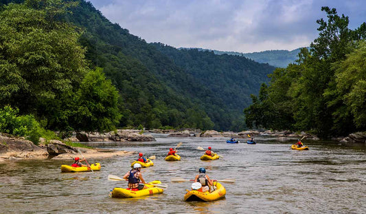 Kayaking the French Broad River