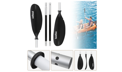 Lightweight Modular Kayak Paddle - Adjustable Double-Head SUP Paddle for Kayaks, Canoes, and Paddleboards