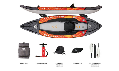 Aqua Marina Memba - 330 Touring Kayak | Heavy Duty Inflatable Kayak