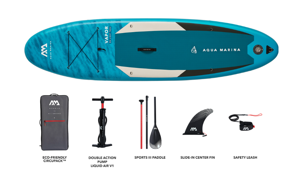 Aqua Marina Vapor SUP: Inflatable All-Around Board for Beginners and Experts